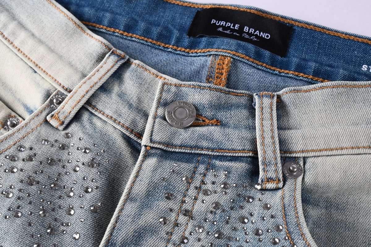 Men’s Purp Brand Rhinestone Jeans, Brand New Complete Tags | Style P9127 - Image 6