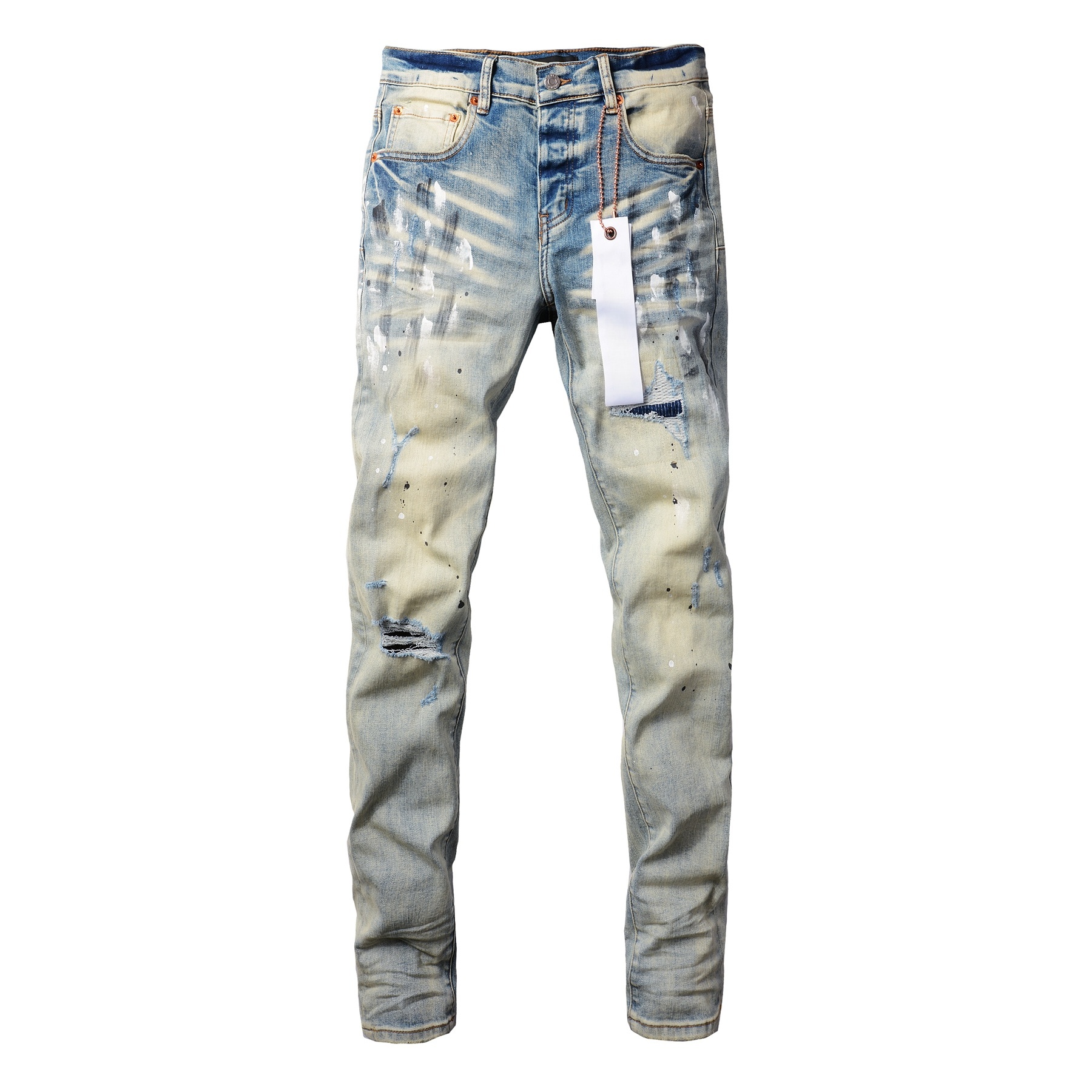Men’s Purp Brand Skinny‑Fit Denim Jeans, Brand New With All Tags | Style PU9007 - Image 2