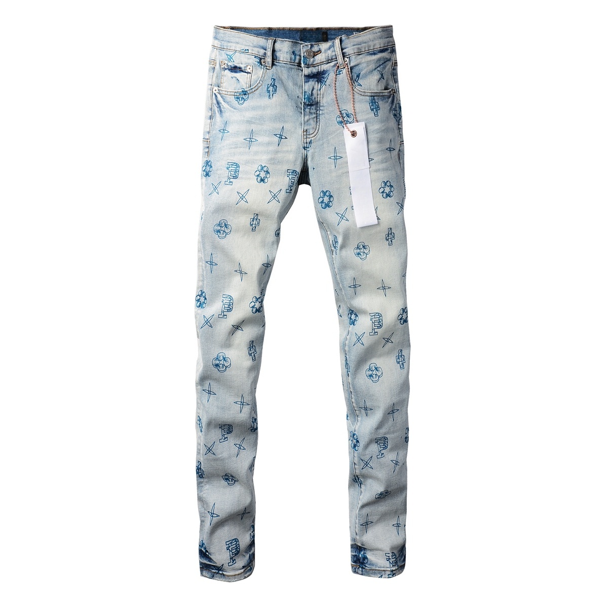 Men’s Purp Brand Skinny‑Fit Denim Jeans, Brand New With All Tags | Style PU9063 - Image 2