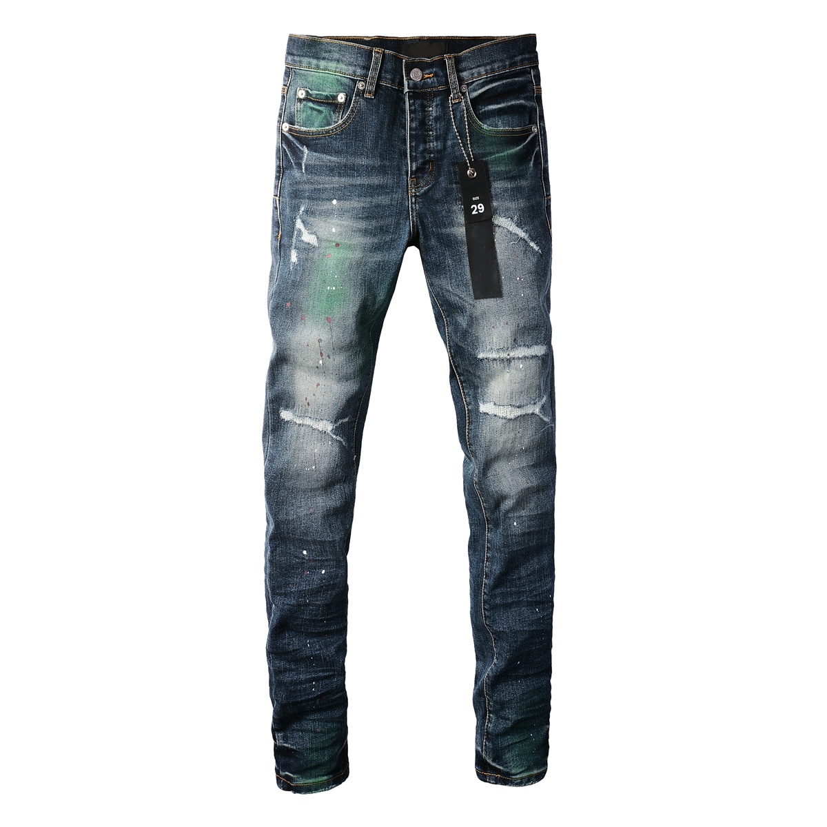 Men’s Purp Brand Skinny‑Fit Denim Jeans, Brand New With All Tags | Style PU9070 - Image 2
