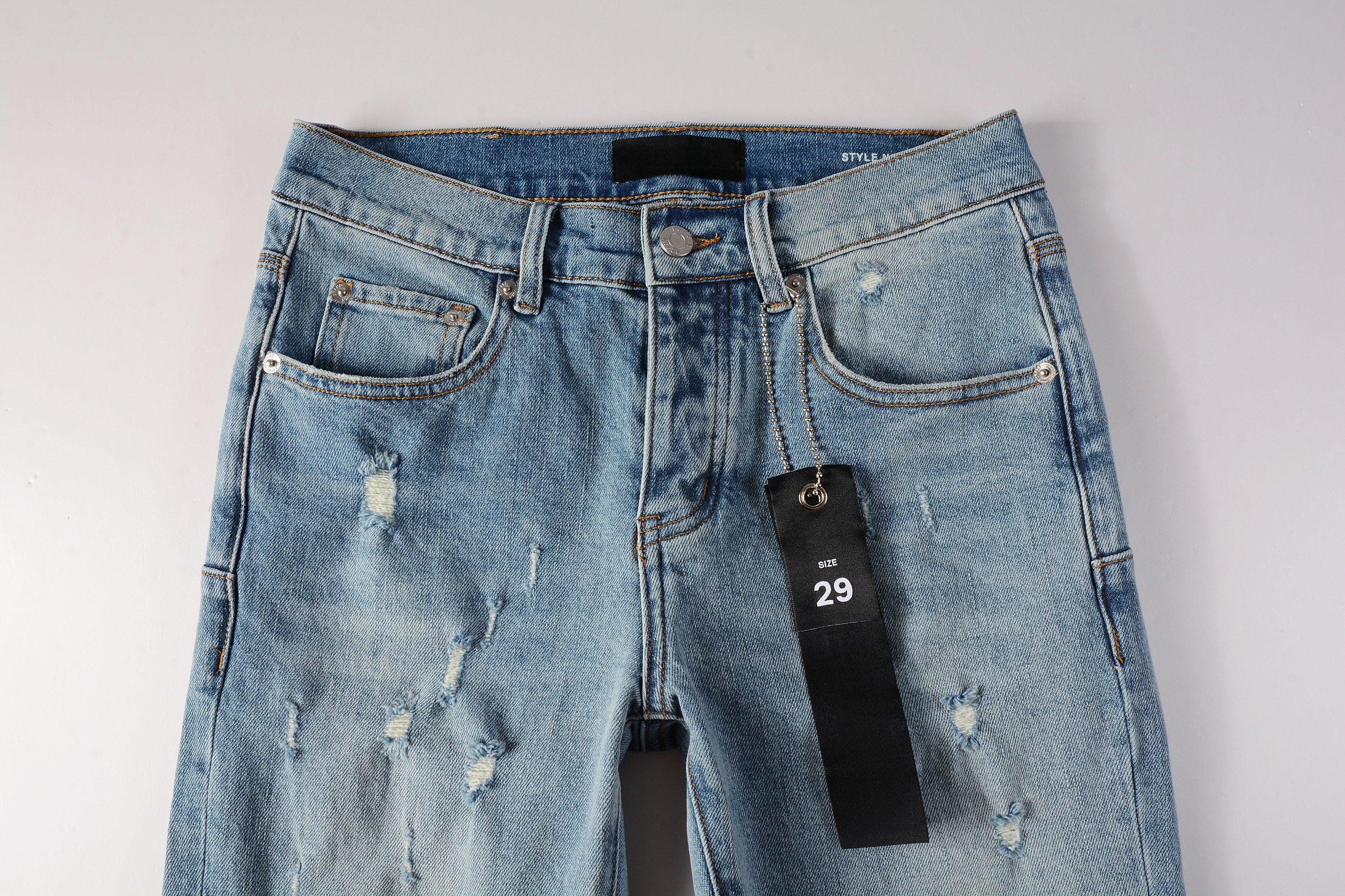 Men’s Purp Brand Skinny‑Fit Denim Jeans, Brand New With All Tags | Style PU9075 - Image 4