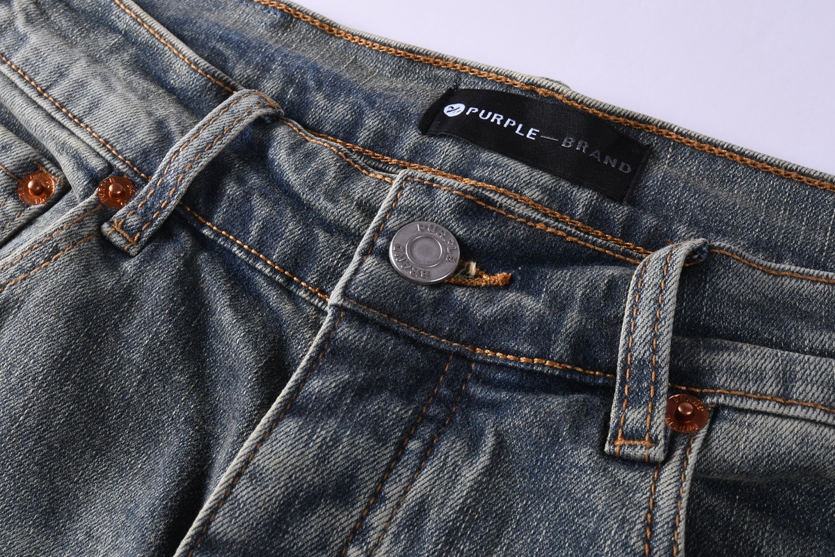 Men’s Purp Brand Skinny‑Fit Rhinestone Denim Jeans, Brand New With All Tags | Style PU9122 - Image 5