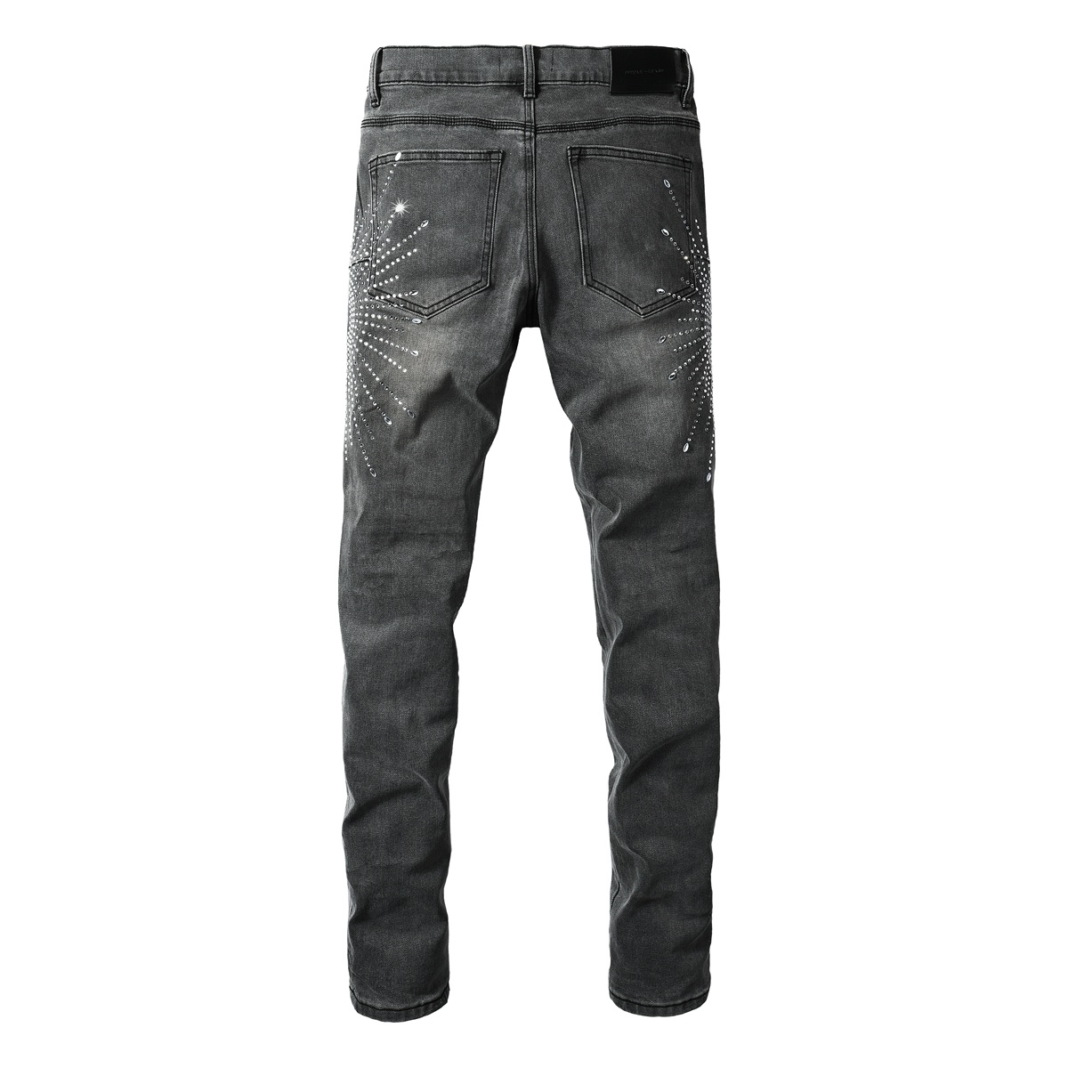 Men’s Purp Brand Skinny‑Fit Rhinestone Denim Jeans, Brand New With All Tags | Style PU9123 - Image 3