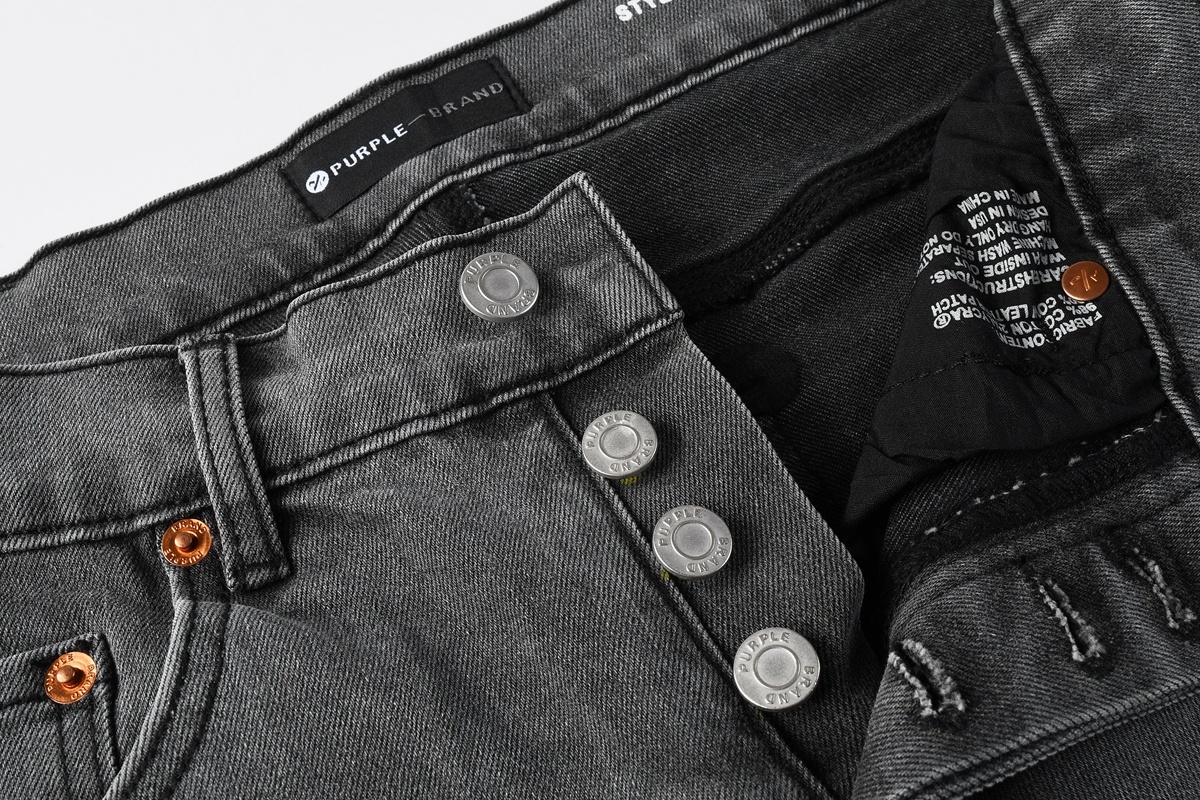 Men’s Purp Brand Skinny‑Fit Rhinestone Denim Jeans, Brand New With All Tags | Style PU9123 - Image 6