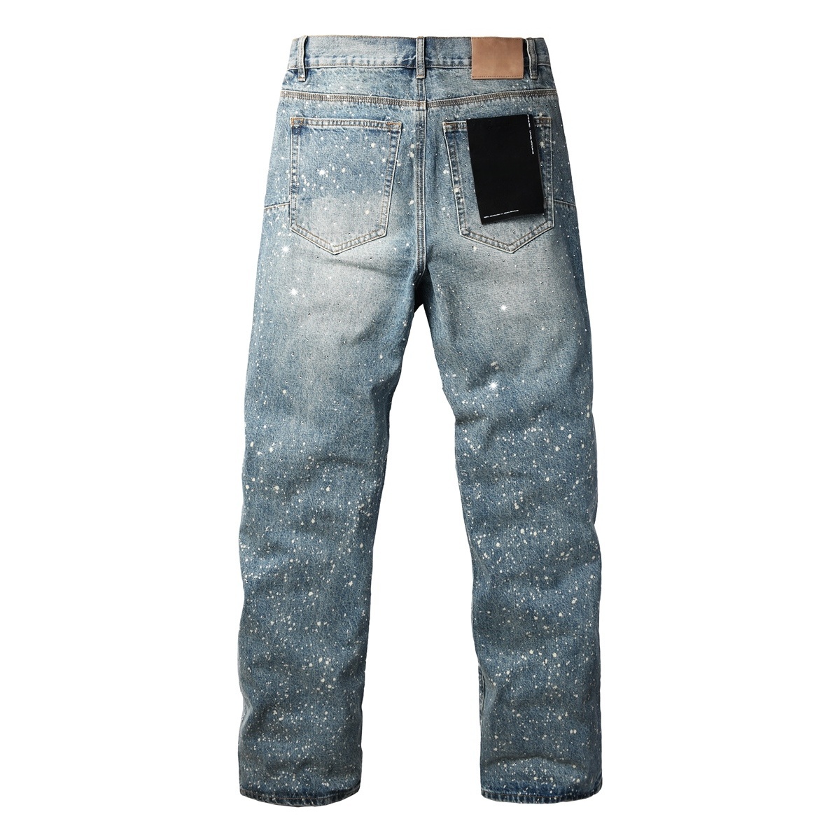 Men’s Purp Brand Baggy‑Fit Rhinestone Denim Jeans, Brand New With All Tags | Style PU9126 - Image 3