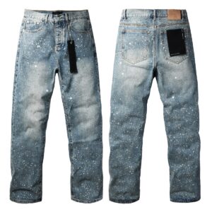 Men’s Purp Brand Baggy‑Fit Rhinestone Denim Jeans, Brand New With All Tags | Style PU9126