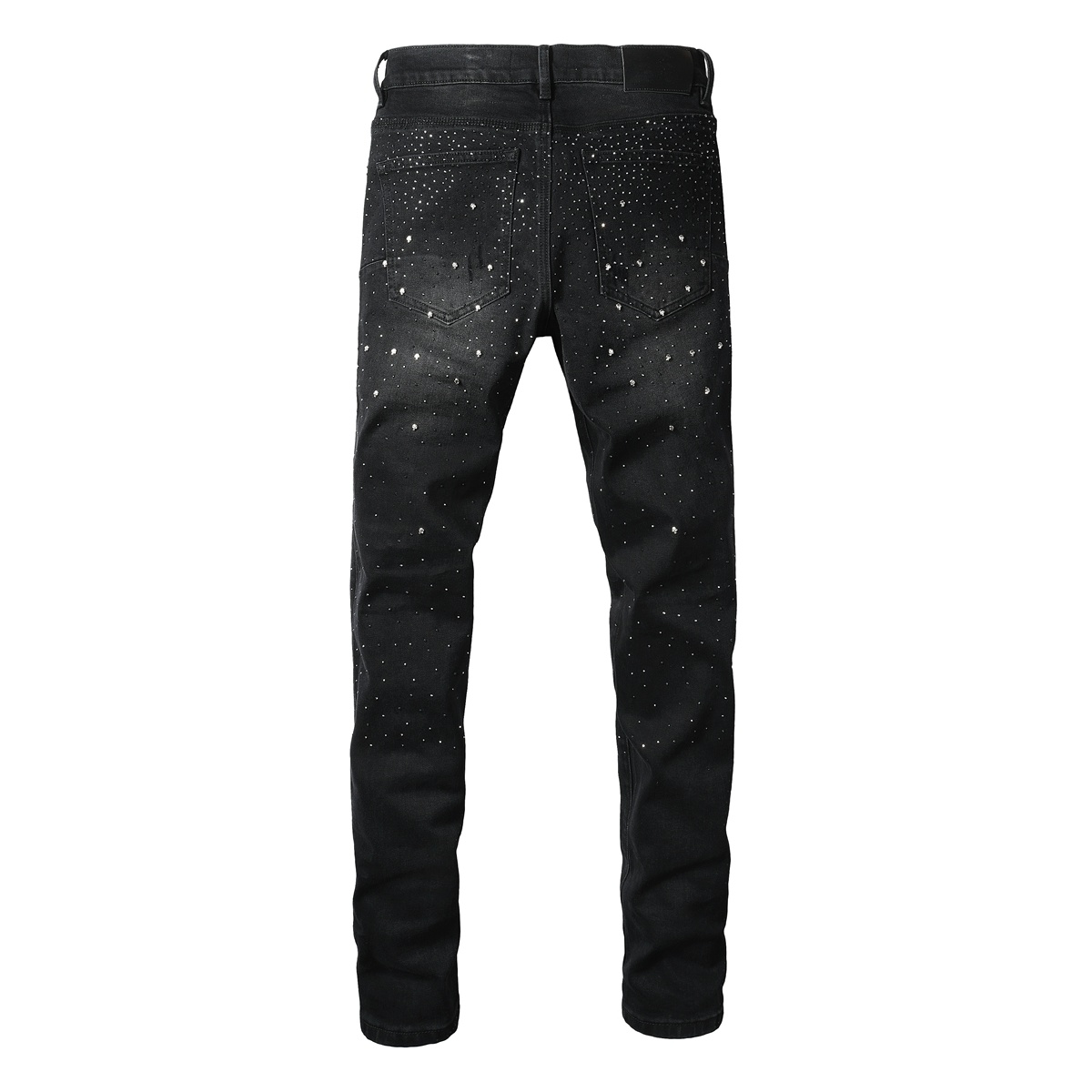 Men’s Purp Brand Skinny‑Fit Rhinestone Denim Jeans, Brand New With All Tags | Style PU9130 - Image 3