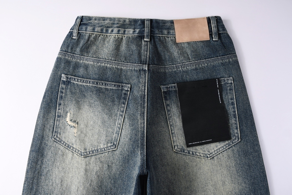 Men’s Purp Brand Baggy‑Fit Rhinestone Denim Jeans, Brand New With All Tags | Style PU9131 - Image 6