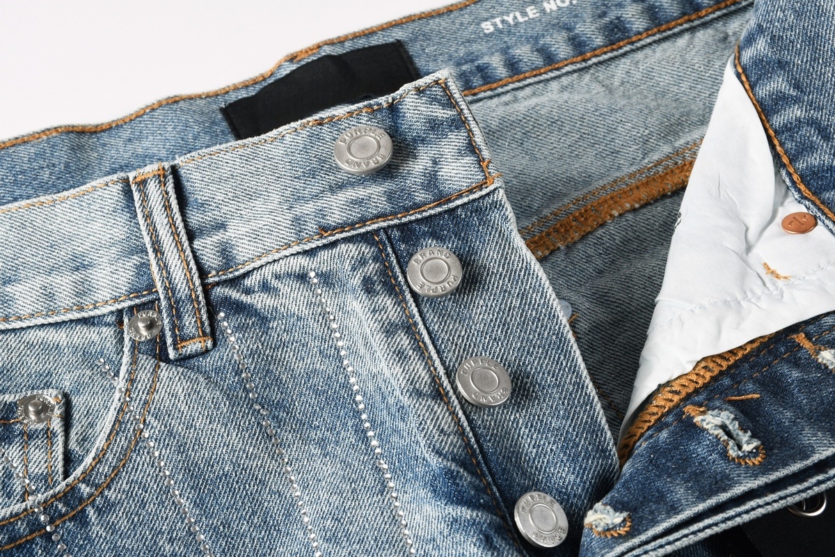 Men’s Purp Brand Straight‑Fit Rhinestone Denim Jeans, Brand New With All Tags | Style PU9138 - Image 5