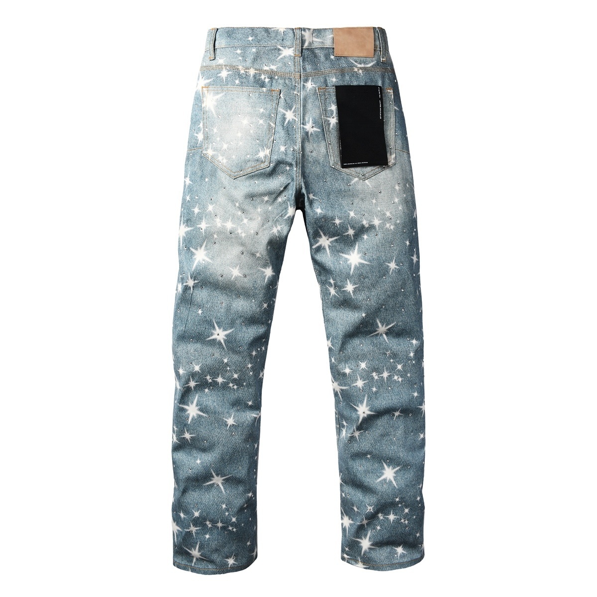 Men’s Purp Brand Straight‑Fit Rhinestone Denim Jeans, Brand New With All Tags | Style PU9141 - Image 3