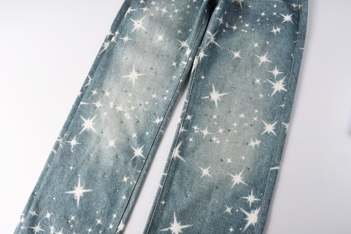 Men’s Purp Brand Straight‑Fit Rhinestone Denim Jeans, Brand New With All Tags | Style PU9141 - Image 5