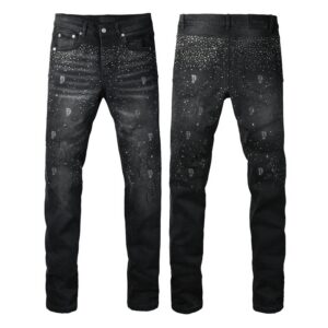 Men’s Purp Brand Skinny‑Fit Rhinestone Denim Jeans, Brand New With All Tags | Style PU9144
