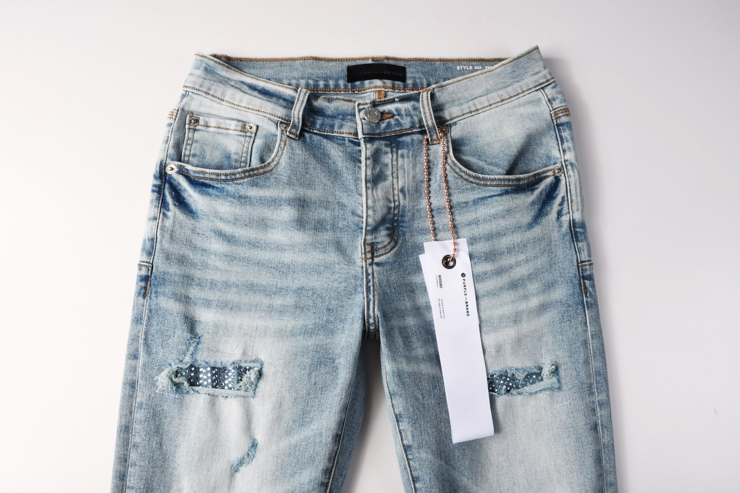 Men’s Purp Brand Skinny‑Fit Denim Jeans, Brand New With All Tags | Style PU9165 - Image 4
