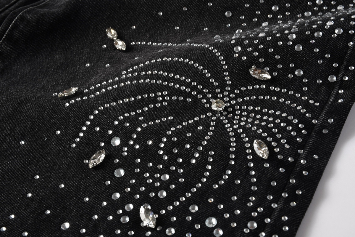 Men’s Purp Brand Baggy‑Fit Rhinestone Denim Jeans, Brand New With All Tags | Style PU9125 - Image 7